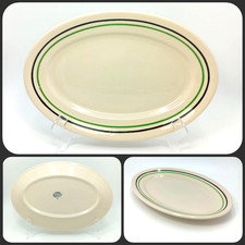 1 Glo Tan Restaurant Ware Oval Serving Platter 12.75