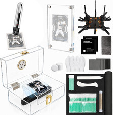 Card Cleaning Kit Flattening Restoration Repair Care Sport Card with Heat Pen, A picture