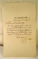 1857 US MARSHALS OFFICE MI DISTRICT COURT to EDWIN R MERRIFIELD ESQ JURY SUMMONS picture