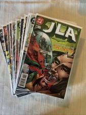 Justice League lot of 13 comics, JLA # 6 7 9 12 17 20 21 22 25 34 36 37 & 115 picture