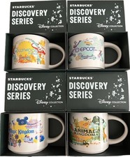 4 Disney  Starbucks 14 oz Mugs Discovery -  Epcot, Magic  Animal Kingdom  & HS picture