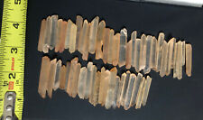 1 Inch LEMURIAN SEED TANGERINE QUARTZ CRYSTAL POINTS ONE PIECE picture