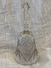 Vintage Glass Bell Pressed Starburst Embossed Design On Frost Unusual picture