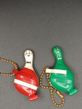 Vintage Schmoo Puzzle Keychain 1950s Al Capp Li'l Abner Comic Plastic SET OF 2 picture