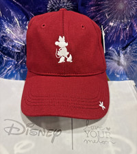 DISNEY Parks MINNIE MOUSE Ball Cap Love Your Melon Red Hat ~In Bag NWT picture