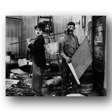 Charlie Chaplin, Bud Jamison Photo 8x10 Comedy Legend Portrait picture