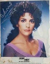 Star Trek Marina Sirtis Signed Deanna Troi Photo The Next Generation Not Auth picture