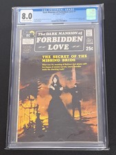 Dark Mansion Of Forbidden Love 1 DC 1971 Rare Book Gothic Horror CGC 8.0 picture