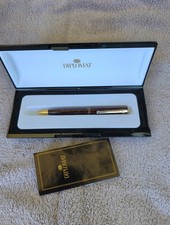 Vintage Diplomat Germany Ballpoint Pen W Case Papers Used Needs Refill picture