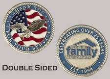 Third Street Family Health Services 25 Year Service Tribute Challenge Coin  J#27 picture