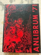 Vintage 1971 Yearbook Anlibrum Volume 38 Elmhurst High School Fort Wayne Indiana picture