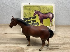 Vtg 1980s Breyer Quarter Horse Yealing Liver Chestnut # 101 Horse Plastic Mold picture