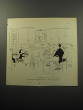 1951 Cartoon by Robert Day - We're going to hear from the neighbors picture
