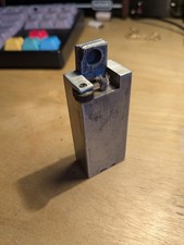 Vintage Aluminum Block Lighter WWII 1940-1950 Tops Blairsville PA picture