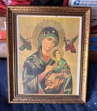 FRAMED PORTRAIT OF OUR LADY OF PERPETUAL HELP L picture