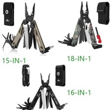 FLISSA Multitool 15-in-1/16-in-1/18-in-1 with Sheath Stainless Steel Multi-Color picture