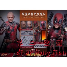 IN HAND New Hot Toys MMS782 Deadpool Deadpool &Wolverine Battling Version 1/6 picture