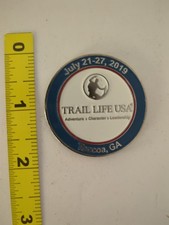 Trail Life USA 2019 National Summer Adventure Challenge Coin Toccoa GA Rise Up picture