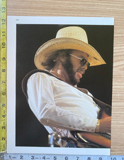 Hank Williams Jr. On Stage Concert Performance Singing 2 Scenes Book Photograph picture