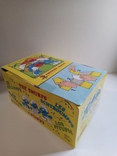 1982 Panini The Smurfs Album Stickers Sealed Box 100 Packs - Italy Peyo picture