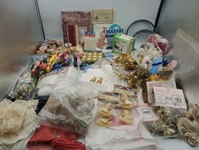 Vintage Junk Drawer Sewing Crafting Lot Seamstress DIY Huge Variety Spools picture
