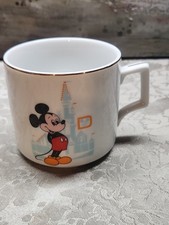 Vintage 70's Walt Disney World Ceramic Coffee Mug Micky Walt Disney Productions picture