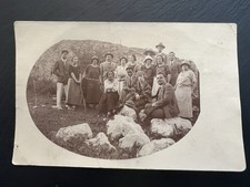 1924 Bulgarian RPPC Postcard Pleven Kaylaka Park Group Photo  picture