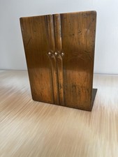 ANTIQUE USA HAMMERED COPPER ROYCROFT BOOKEND VINTAGE BRONZE CLASSY DECOR picture