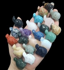 100pcs Mix Natural Quartz Turtle Crystal Carved Crystal Tortoise Skull Wholesale picture