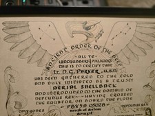 1943 WWII US Navy Aerial Shellback Certificate PBY-5A 05028 Parker Framed picture