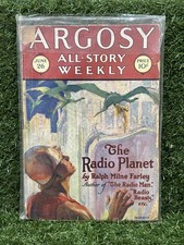 Argosy All-Story Weekly The Radio Planet Pulp Magazine  June 26 1926 picture
