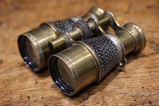 Antique French Colmont “Serie Veco” Brass Opera Glasses Binoculars c1890 picture