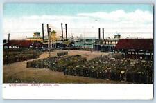 c1905's Cotton Wharf Steamer Ship Docks View Mobile Alabama AL Antique Postcard picture
