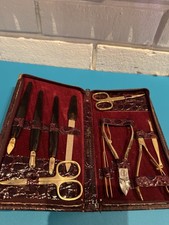 Vintage mid-century travel grooming and manicure kit by the brand Griffon picture