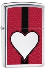 Zippo Heart High Polished Chrome 28466 picture