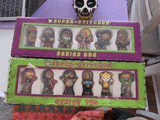 WWE Wrestlemania 2018 -Super-Stitches Series 1 & 2 Figure Set W/ Skull. picture