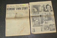 William Heirens Lipstick Killer Aug 7th 1946 Chicago Newspaper Heirens Own Story picture