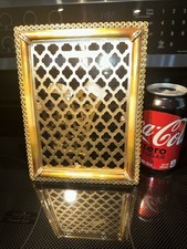 BEAUTIFUL JAY STRONGWATER 8”X 6”GOLD ENAMELED/ RHINESTONES PICTURE FRAME W/TAG picture