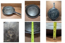 Vintage Lodge No 12 SK Cast Iron Skillet 13.5