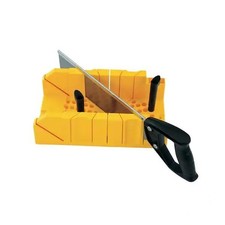 Stanley 14.5 in. Deluxe Clamping Miter Box with (14 in.) Saw trim corner cuts picture