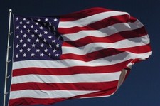 American Flag 3x5' Heavy Duty Polyester - Made in USA - Sewn Stripes Embroidered picture