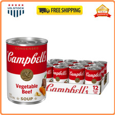 Campbell's Condensed Vegetable Beef Soup, 10.5 Ounce Can (Pack of 12) picture