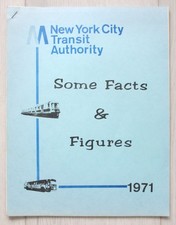 Vintage 1971 New York City Subway Bus Booklet Some Facts & Figures NYC picture