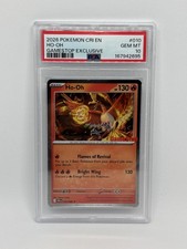 Pokémon Crown Zenith Ho-Oh 010/086 GameStop Exclusive PSA Graded English picture