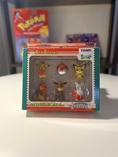 Vintage Pokémon Xmas Ornament Set TOMY Japan | Pikachu Eevee Charmander Rare picture
