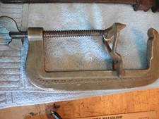 Primative antique C Clamp Tire Bead Breaker Shaler Waupon feb 26 1907 12