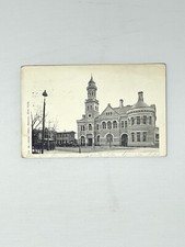 New York City NY Barge Office Battery Park 1906 Antique Postcard 1c Stamp picture
