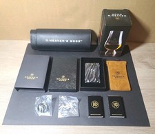 Bob Dylan HEAVEN'S DOOR Cigar Cutter & Holder, Pins, Matches, & Whiskey Glass picture