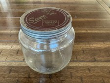 Vintage Alta Coffee Glass Jar w/Original Labels picture