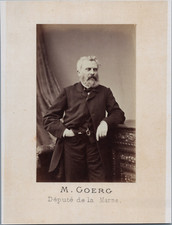 France, Legislative Body, Mr. Goerg, Deputy of the Marne, Vintage Print, ca.1868 picture
